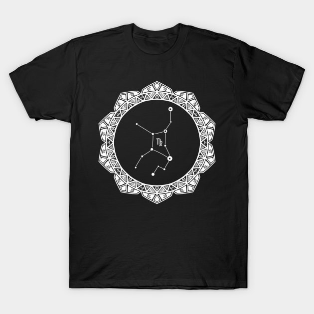 Virgo zodiac design T-Shirt by JustDoodle